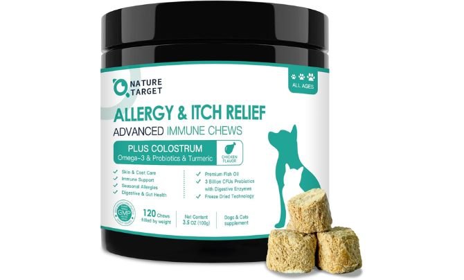 NATURE TARGET Dog Allergy Relief Freeze Dried Chews