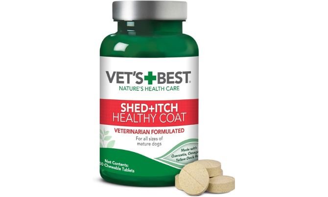 Vet's Best Healthy Coat Shed & Itch Relief Dog Supplements