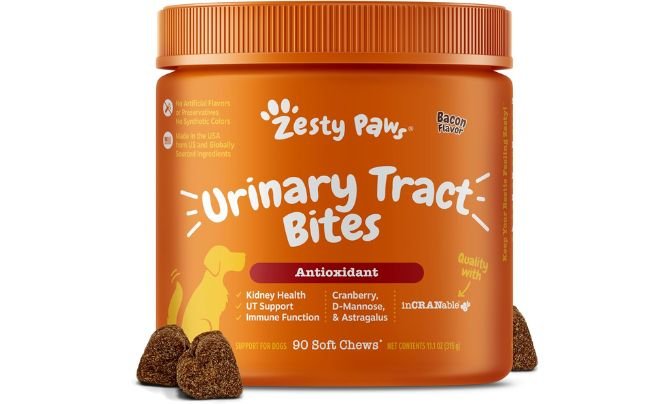 Zesty Paws Cranberry Bladder Bites for Dogs