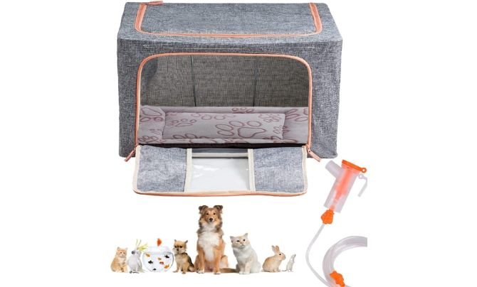 REDDOUDOU Puppy Incubator, Pet Atomization Oxygen Box with Nebulization Kit – Most Versatile