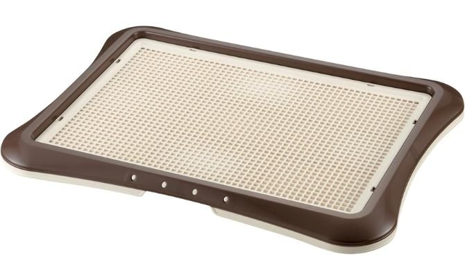 Richell Paw Trax Mesh Training Tray (Brown)