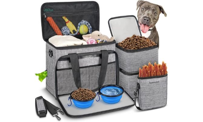 All-Inclusive Kit: Abrimelodi 6 Set Dog Travel Bag