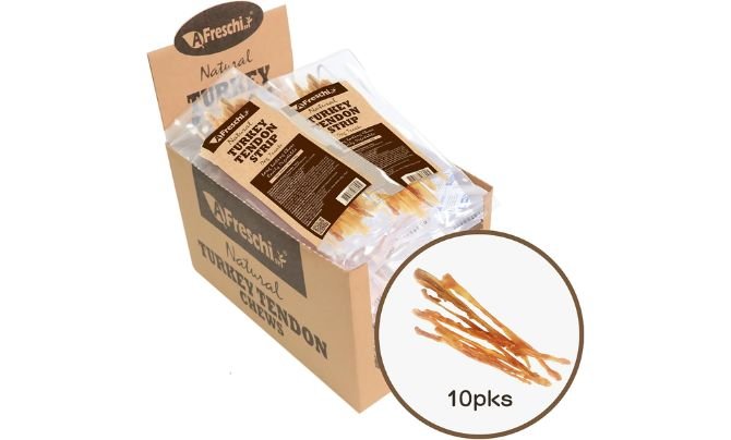 Best Pick – Afreschi Natural Turkey Tendon Strip (10 Units)