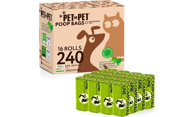 Best Value – Pet N Pet Poop Bags, 240 Count Plant-Based Rolls