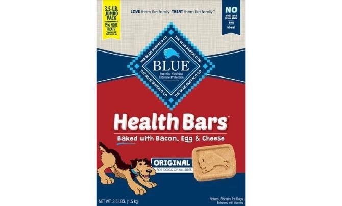 Blue Buffalo Health Bars Crunchy Dog Treats – Best for Flavor Variety