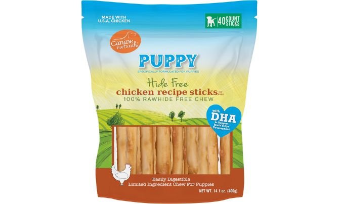 Canine Naturals Puppy Chicken and Rice Chew – Best Long-Lasting Chew Option