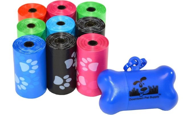 Downtown Pet Supply Poop Bags with Dispenser
