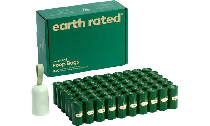 Earth Rated Dog Poop Bag Holder with Bags
