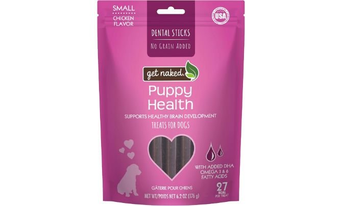 Get Naked Grain Free Puppy Health Dental Chew Sticks