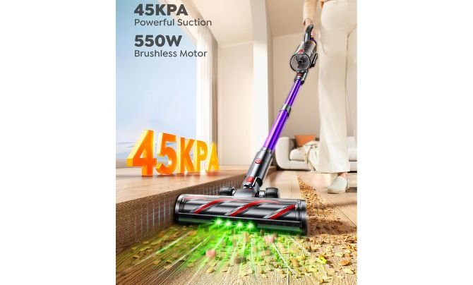 INTETURE Cordless Vacuum Cleaner – High-Performance Pet Hair Pickup