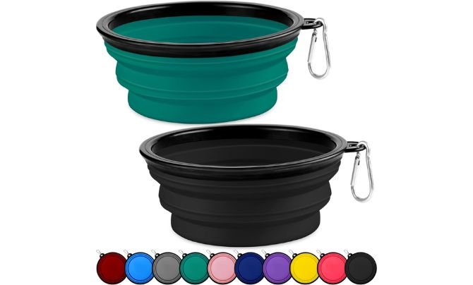 Most Versatile – Paercute 2-Pack Collapsible Bowls