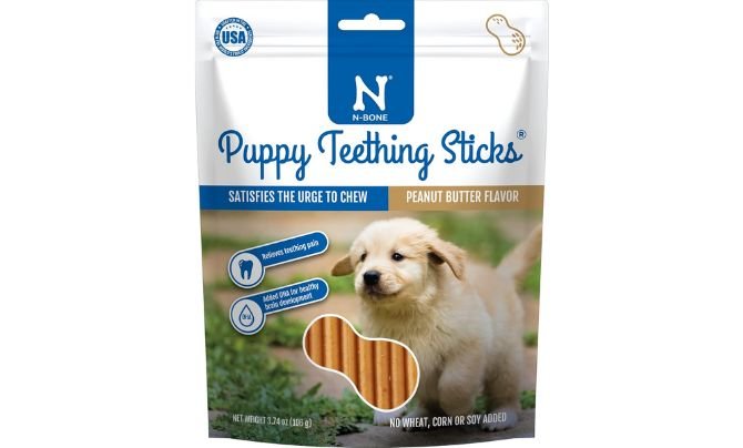 N-Bone Puppy Teething Sticks Peanut Butter Flavor