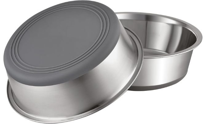 PEGYY11 Nonslip Stainless Steel Dog Bowls