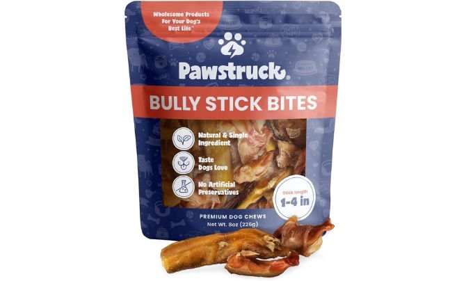 Pawstruck Bully Stick Bites for Puppies (8 oz Bag)