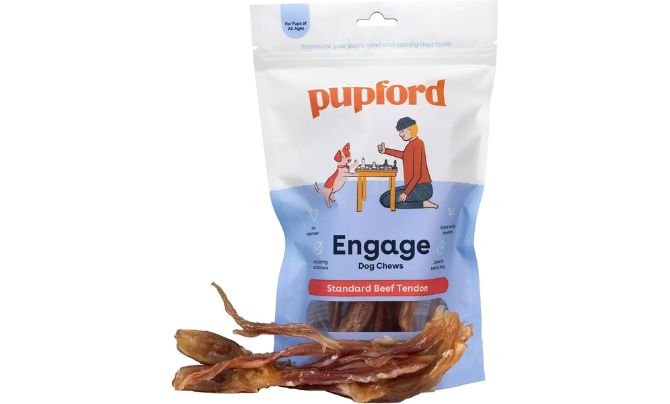 Pupford Beef Tendon Chews with Glucosamine (10 Count)