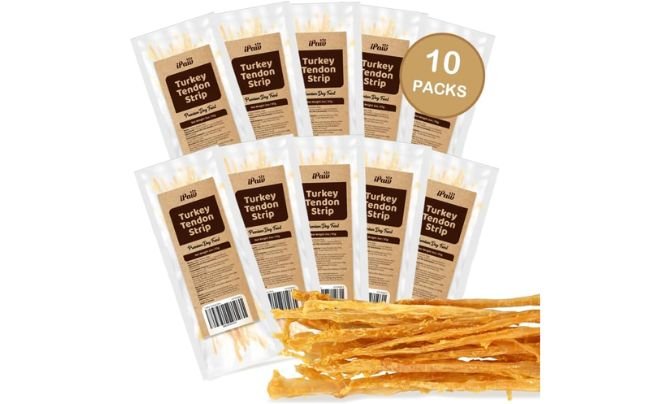 Runner-Up – iPaw Turkey Tendons for Dogs (10 Count)