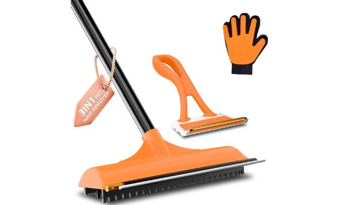 Runner-Up: leishiyen 3-in-1 Carpet Rake Kit