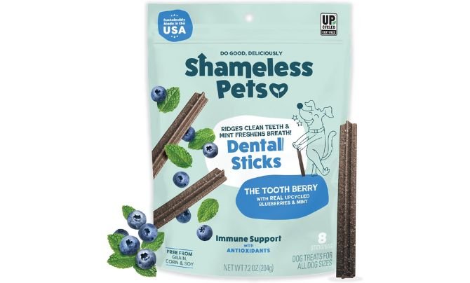 Shameless Pets Toothberry Dental Chews