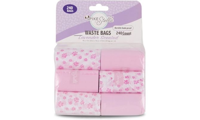 Spike and Stella Lavender Scented Paw Print Bags (240–480 Count)