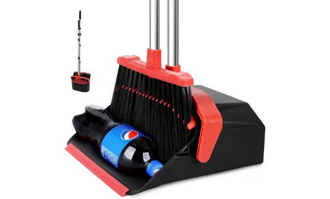 Tiumso Upgrade Broom and Dustpan Combo Set