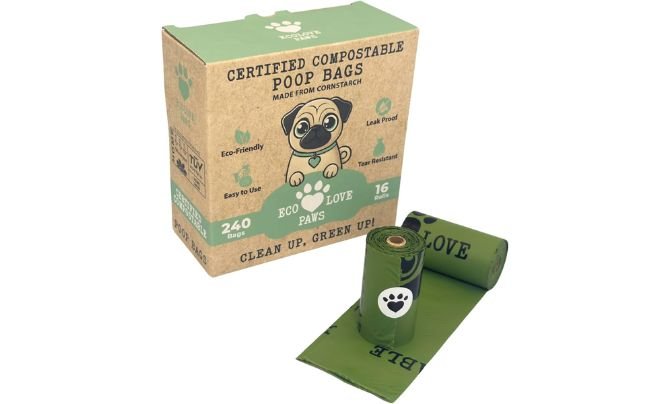 Truly Home Compostable – ECOLOVE PAWS Compostable Poop Bags (240 Count)