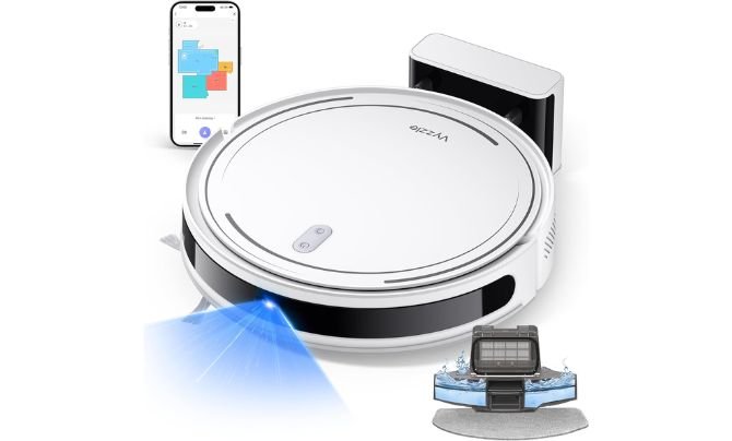 Vyzzle Robot Vacuum – Smart & Stylish Combo
