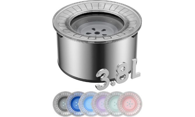 heouvo 1 Gallon Large Dog Water Bowl – Best for Messy Drinkers