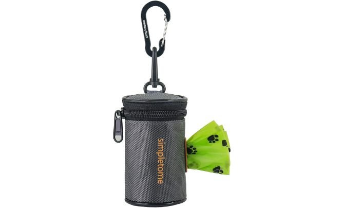 simpletome Dog Waste Bag Dispenser for Leash Belt