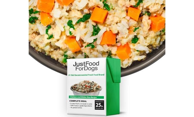 JustFoodForDogs PantryFresh — Chicken & White Rice (12.5 oz, Pack of 12)
