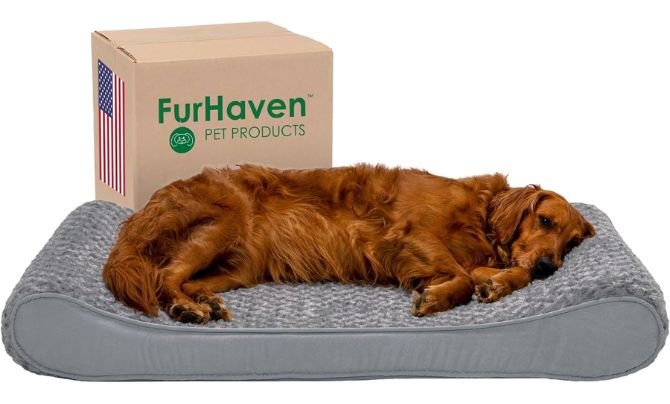 Best Bed for Adopting a Rescue Dog – Furhaven Orthopedic Dog Bed
