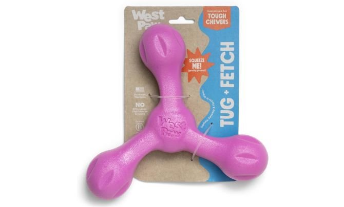 Best Rubber Toy: West Paw Zogoflex Tux