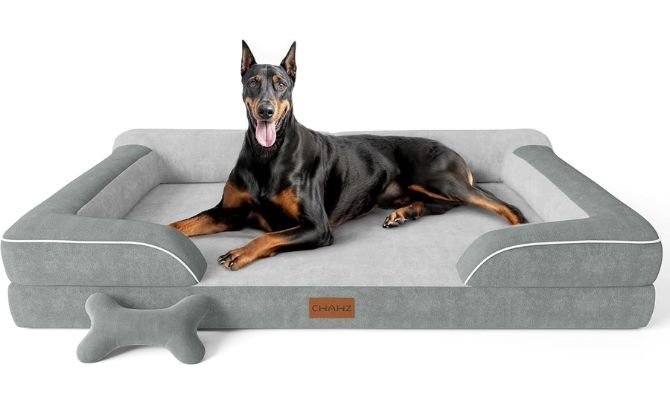 CWAWZ XXL Dog Bed for Extra Large Dogs