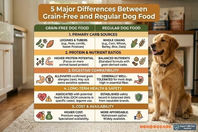 5 Major Differences Between Grain-Free and Regular Dog Food 1