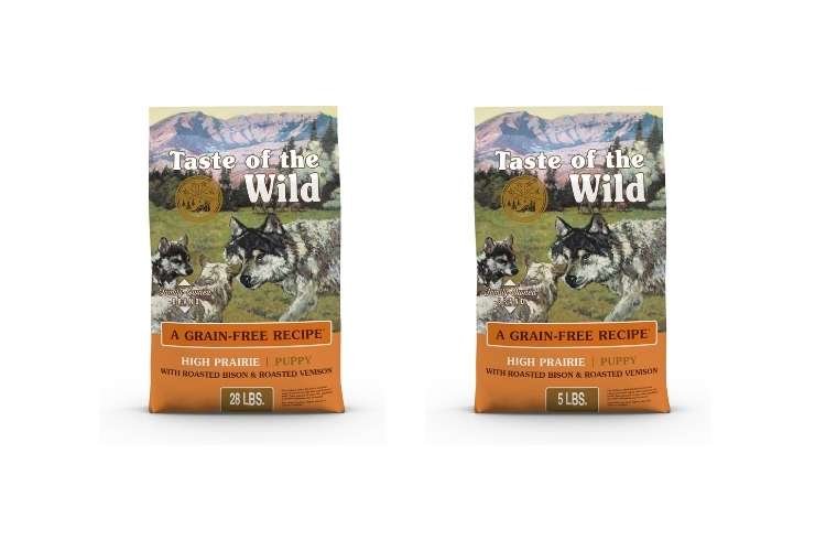 Taste of the Wild High Prairie Puppy Formula (Best Grain-Free Option)