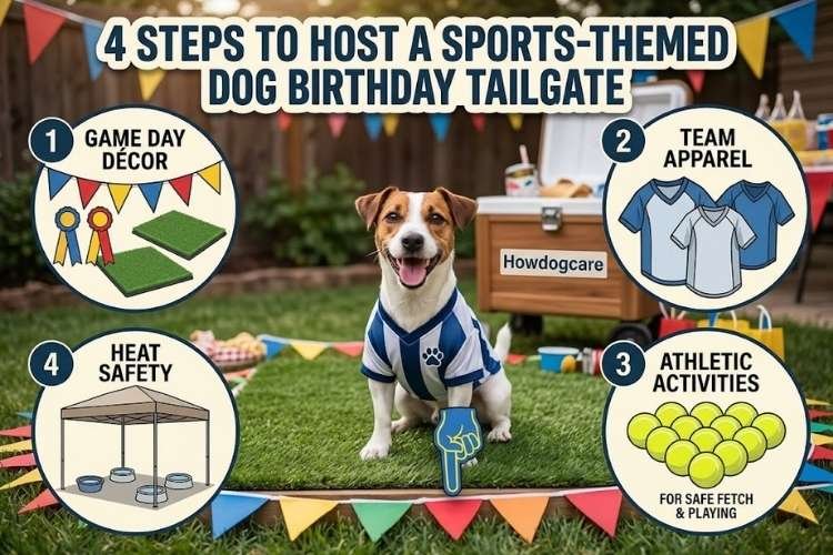 7 Creative Themes to Celebrate Your Dog’s First Birthday - Theme 6 Sports Fanatic Tailgating for Terriers