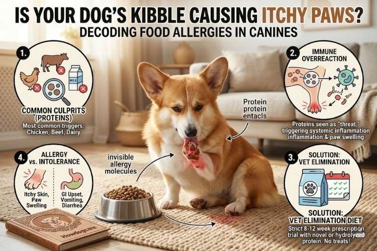 Food Allergies: When Kibble Causes Itchy Paws