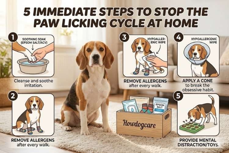 Immediate At-Home Relief: How to Stop the Licking Cycle