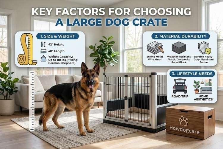 Key Factors to Evaluate Before Choosing a Large Breed Crate