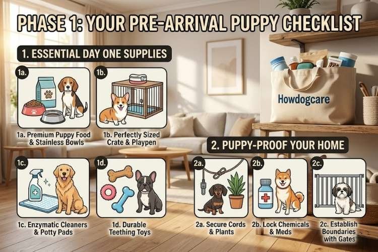 Phase 1: Preparation Before Bringing a New Puppy Home