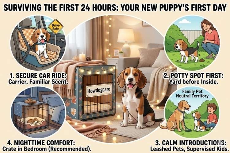 Phase 2: Surviving the First 24 Hours with Your New Puppy