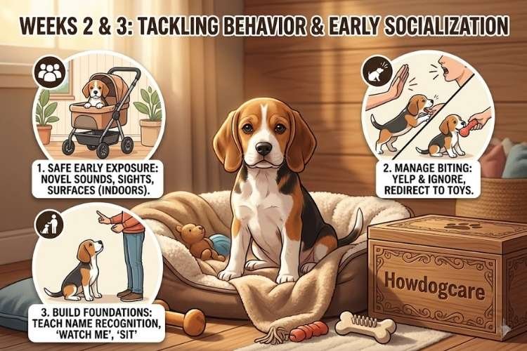 Phase 4: Weeks 2 and 3 – Tackling Behavior and Early Socialization