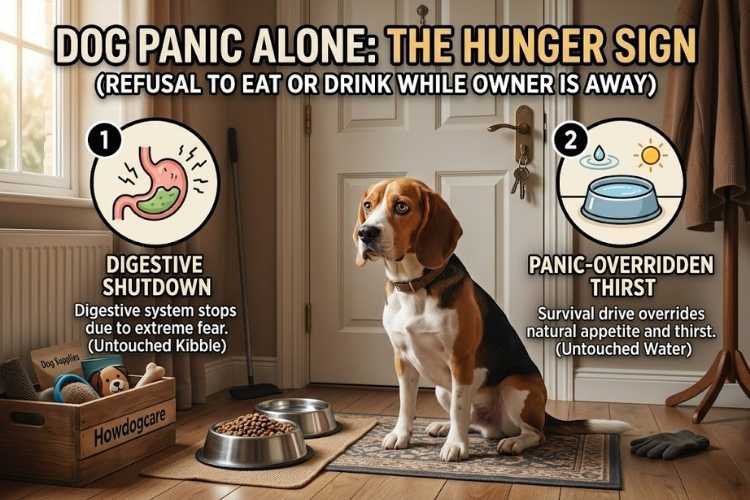 Refusal to Eat or Drink While the Owner is Away