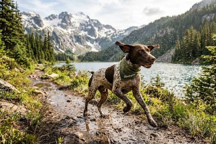 The Adventurer Hiking, Swimming, and Mud-Loving Dogs