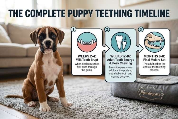 The Complete Puppy Teething Timeline: What to Expect