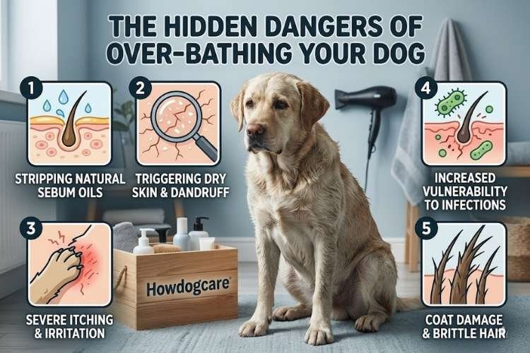 The Hidden Dangers of Over-Bathing Your Dog