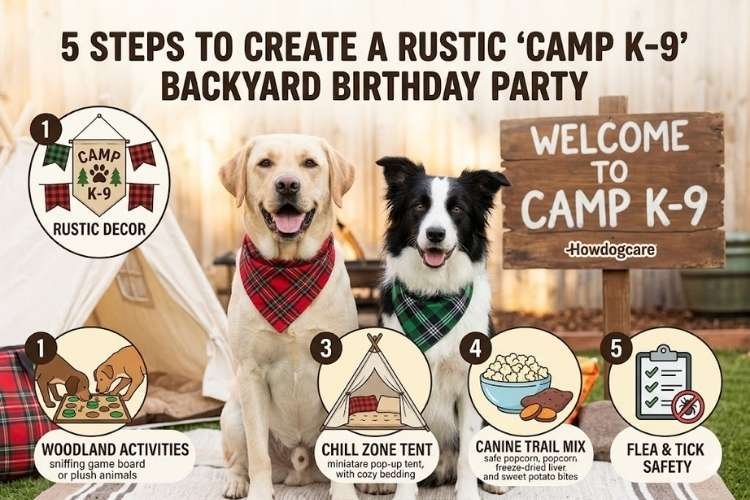 Theme 5: Camp K-9: A Rustic Outdoor Adventure Vibe