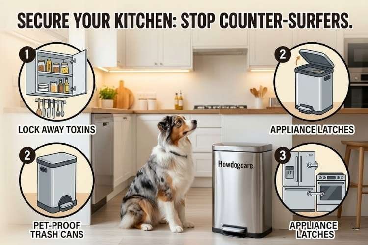 Tip 1: Secure the Kitchen Against Counter-Surfers and Scavengers