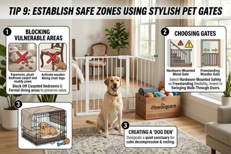 Tip 9: Establish Safe Zones Using Stylish Pet Gates