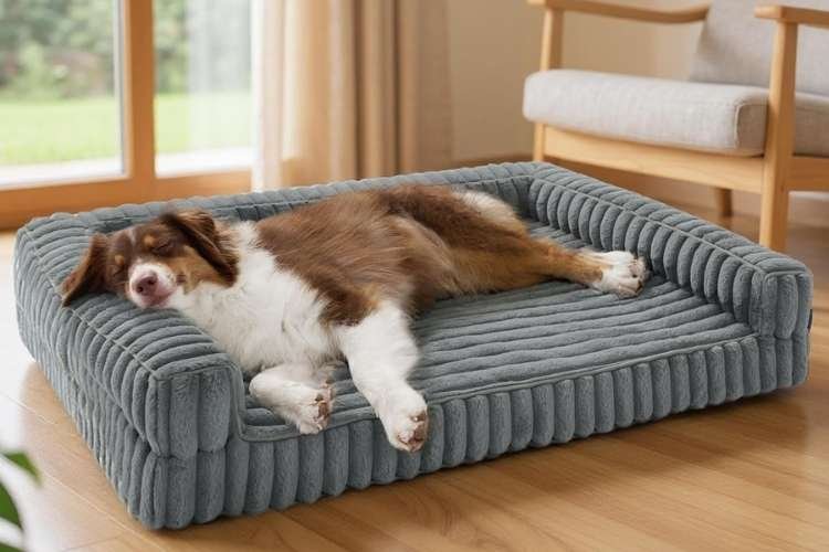 Bedsure ComfyFleece Orthopedic Pet Couch (Best Sofa-Style Bed)