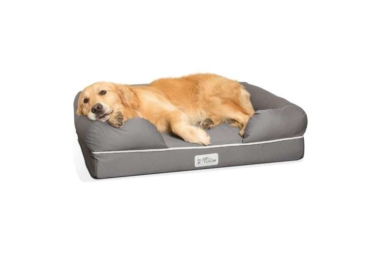 PetFusion Ultimate Orthopedic Memory Foam Dog Bed (Best Waterproof Protection)
